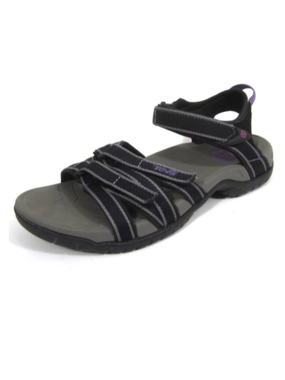 Teva Tirra Women's Size 7 Sport Sandals Waterproof Black Purple 4266